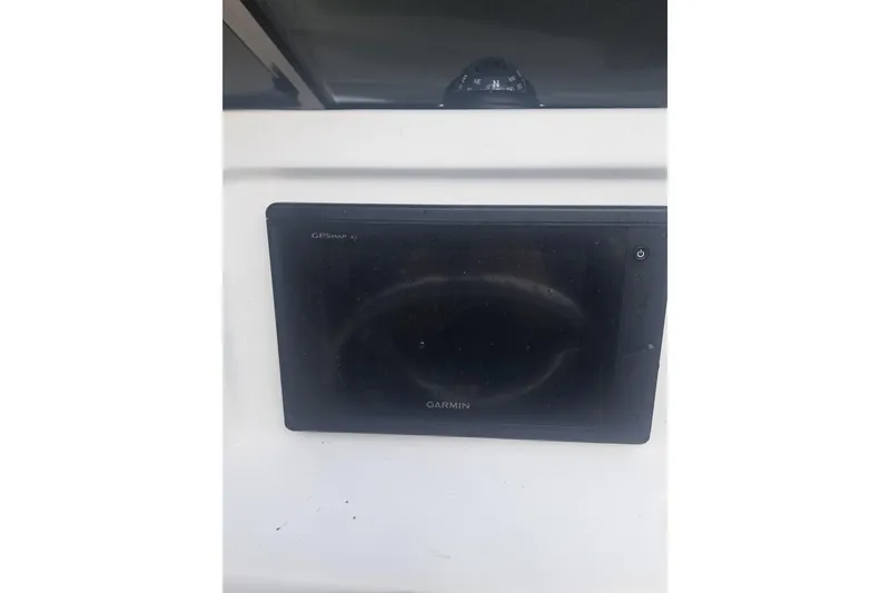 Slide: The Image of 2019 Sea Fox 226 Traveler boat dashboard with Infinity stereo and USB input. - 12