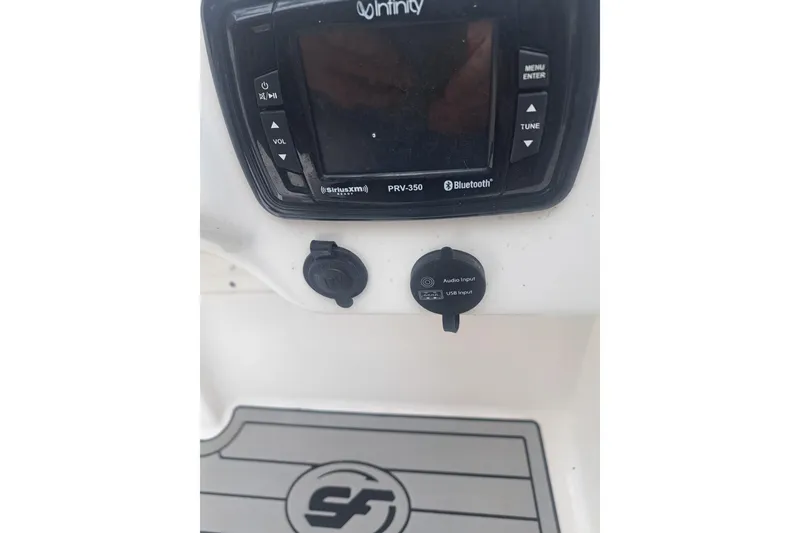 Slide: The Image of Speaker and fixtures on 2019 Sea Fox 226 Traveler boat interior. - 15