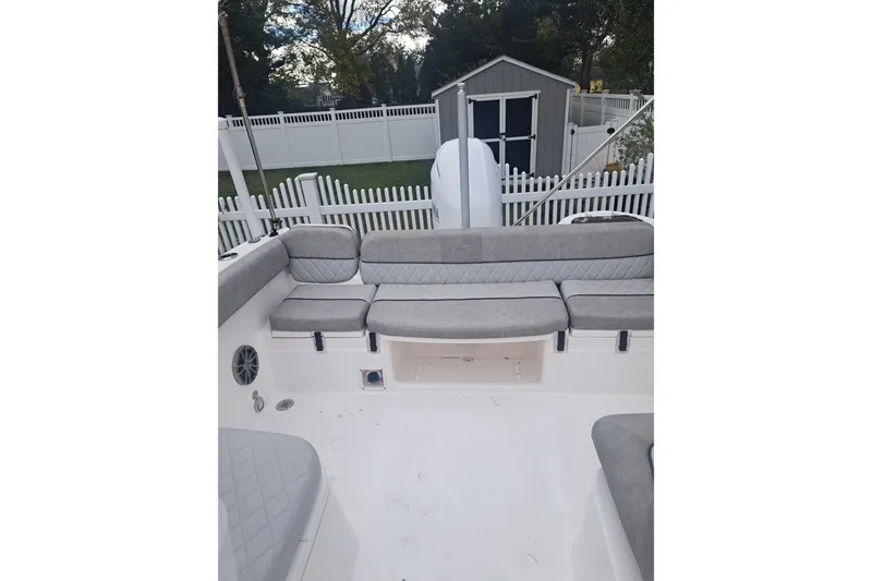 Slide: The Image of Steering console of 2019 Sea Fox 226 Traveler with Garmin navigation system. - 21