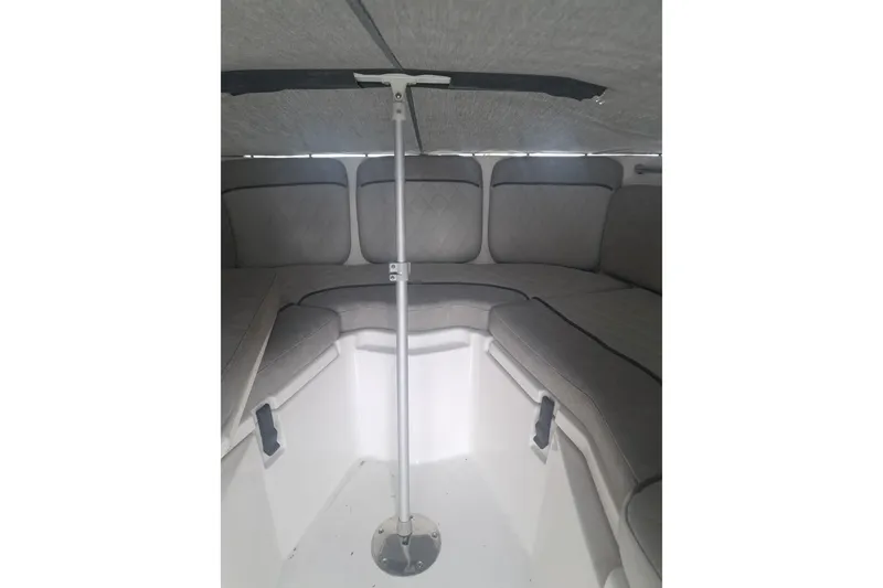 Slide: The Image of Storage compartment of 2019 Sea Fox 226 Traveler boat, featuring interior view. - 8