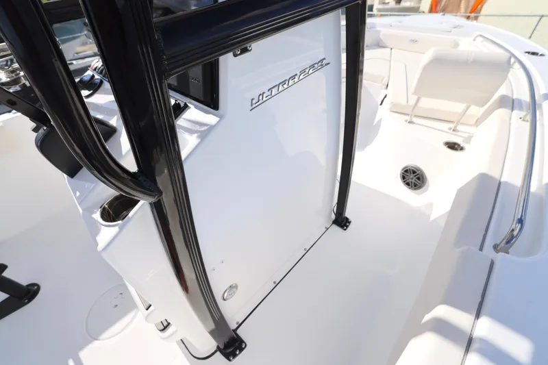 Slide: The Image of 2026 Sea Hunt Ultra 229 boat interior with sleek design and modern features. - 11