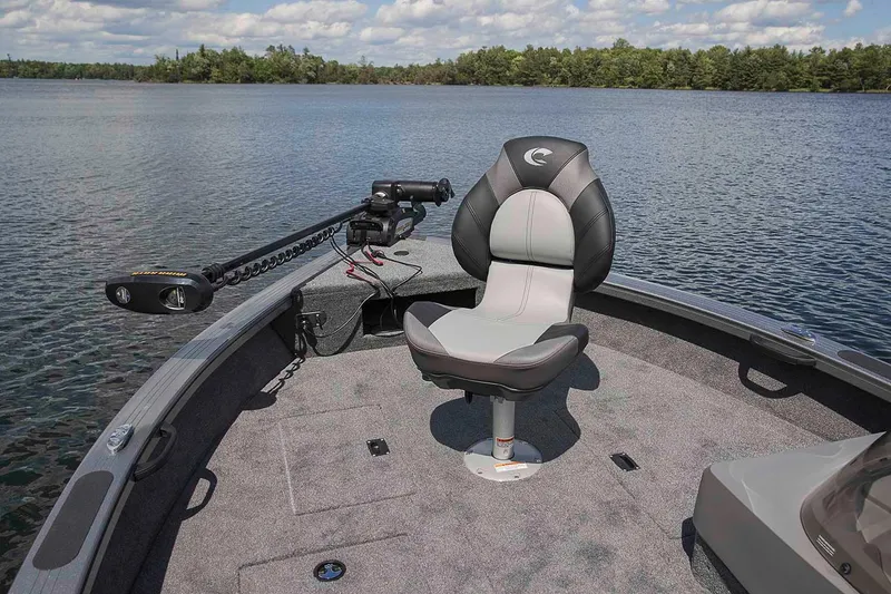 Slide: The Image of Manufacturer Provided Image: 2020 Crestliner 1650 Fish Hawk SE SC fishing boat on a serene lake. - 15