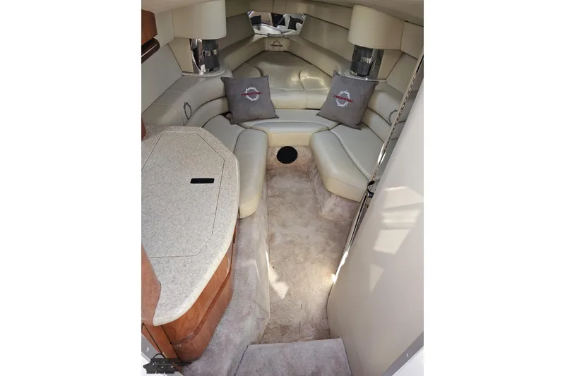 Slide: The Image of Luxurious interior of 2007 Fountain 35 Lightning boat with plush seating and elegant design. - 71