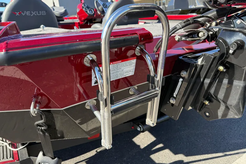 Slide: The Image of 2026 Vexus AVX1980 boat rear view with ladder and motor mount. - 3