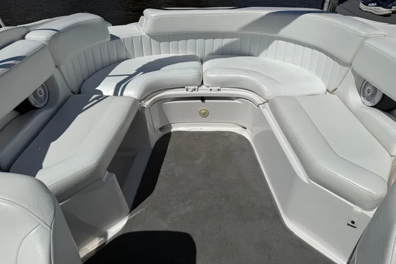 Slide: The Image of 2007 Regal 2400 Bowrider dashboard with steering wheel and gauges. - 5