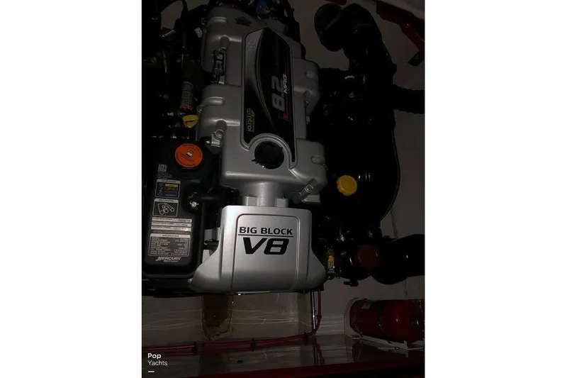 Slide: The Image of 2017 Donzi 22 Classic engine, Big Block V8, detailed view. - 8