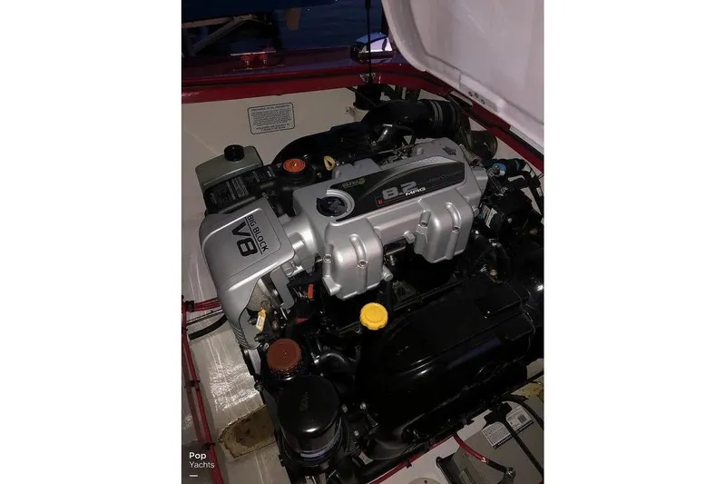 Slide: The Image of 2017 Donzi 22 Classic engine, featuring a powerful 8.2L V8 motor. - 9