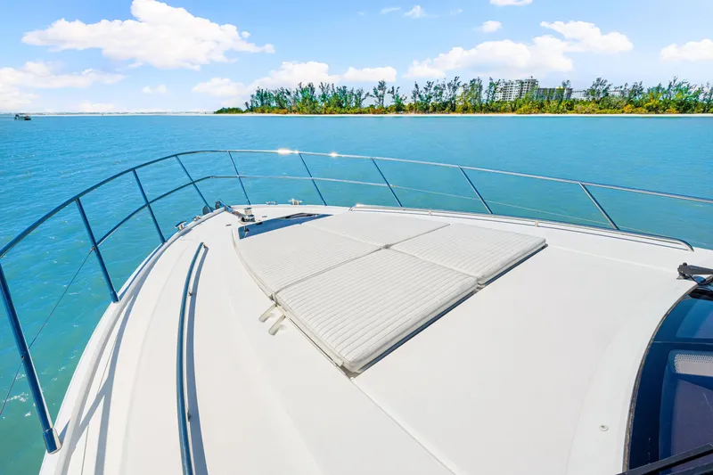 Slide: The Image of Luxury yacht Princess 56, 2017 model, cruising on serene blue waters. - 42