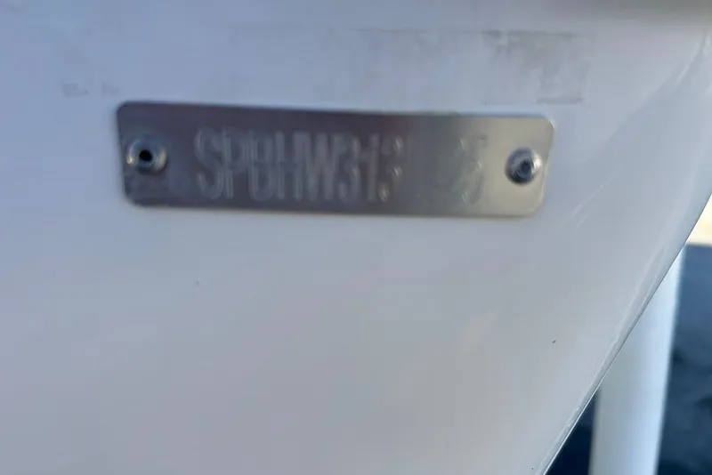 Slide: The Image of Hull identification number on a 2026 Sea Pro 202 Center Console boat. - 57