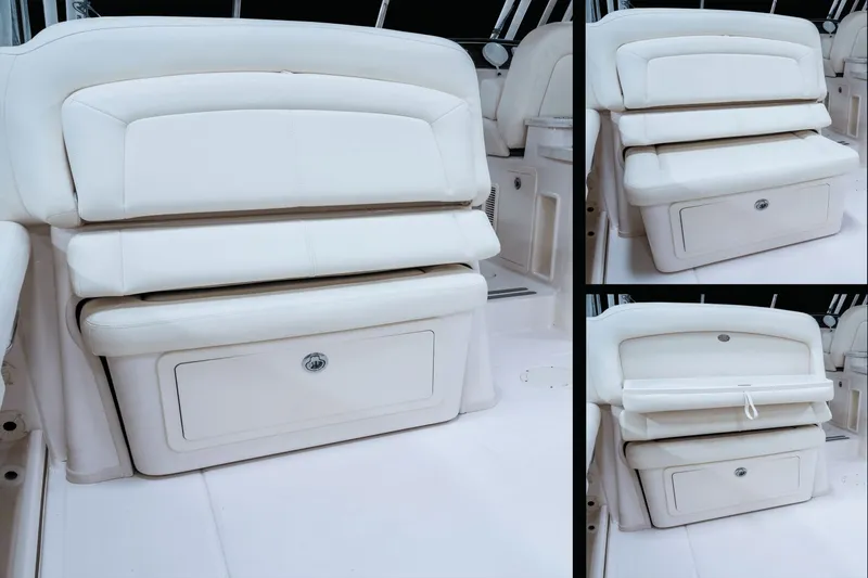 Slide: The Image of Interior of Grady-White Freedom 325 yacht, year 2026. - 16