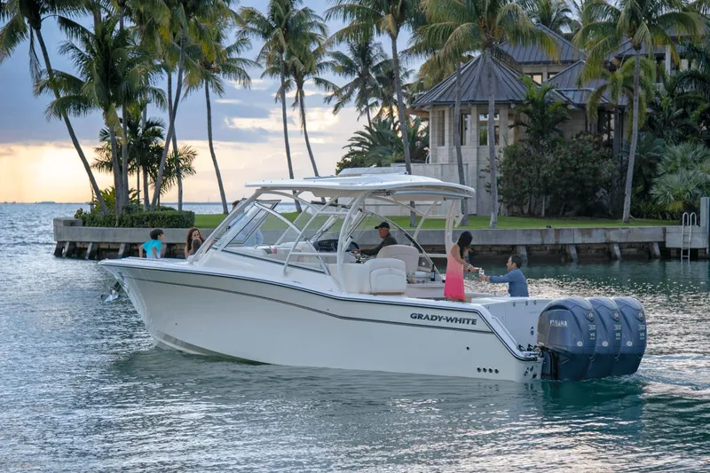 Slide: The Image of 2026 Grady-White Freedom 325 boat interior view. - 19