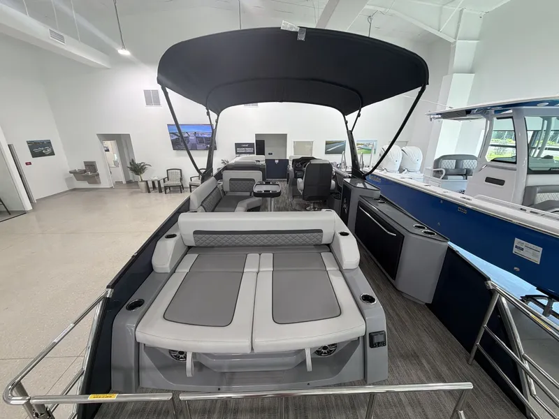 Slide: The Image of Interior view of the 2026 Godfrey 255 SFL boat. - 17