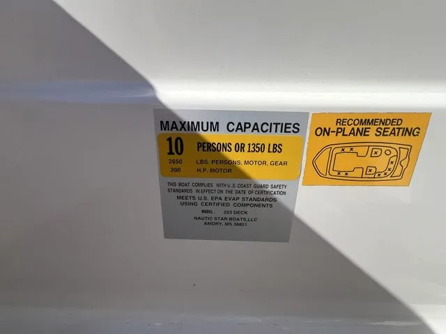 Slide: The Image of NauticStar Sport Deck Boat 223 DC 2013 - 12