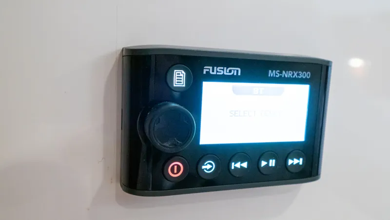 Slide: The Image of Fusion MS-NRX300 stereo control on 2018 Intrepid 430 Sport Yacht. - 27