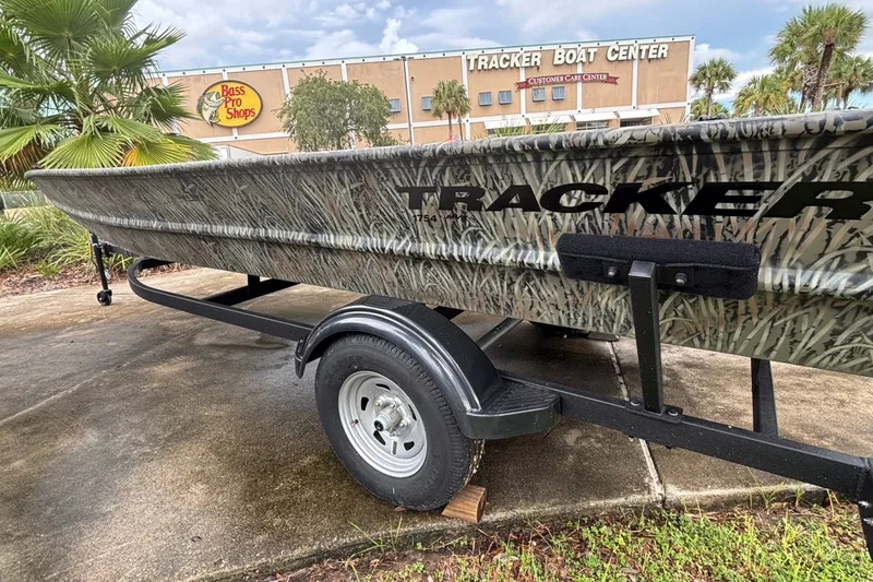 The Image of 2026 Tracker Grizzly 1754 Utility boat on trailer at Tracker Boat Center. - 0
