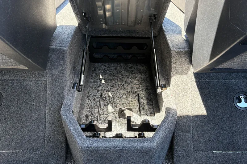 Slide: The Image of Interior storage compartment of 2026 Tracker Pro Guide V-175 WT boat. - 35