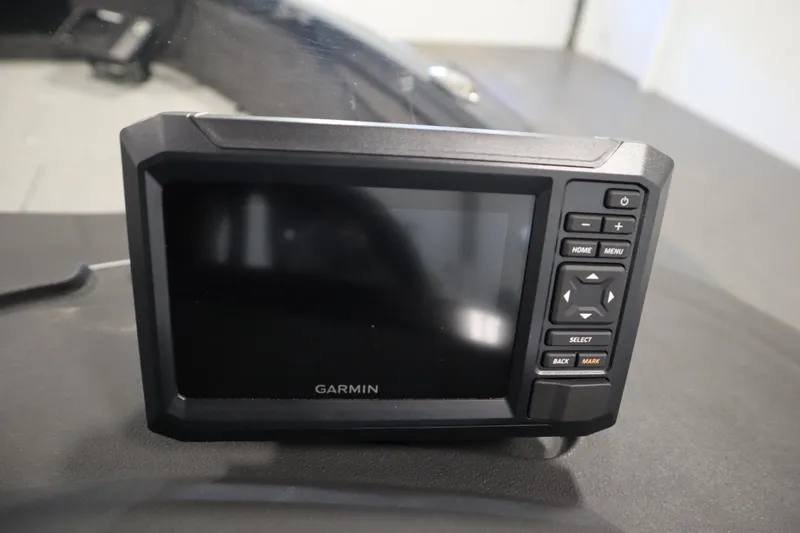 Slide: The Image of Garmin device on 2024 Crestliner 1750 Hawk boat dashboard. - 25