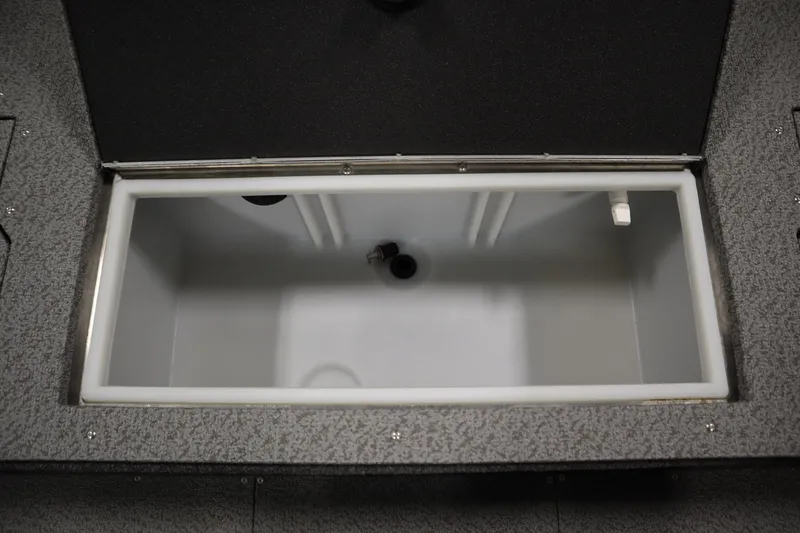 Slide: The Image of 2024 Crestliner 1750 Hawk livewell interior, featuring a spacious, durable design. - 39