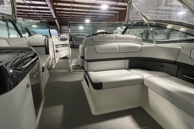 Slide: The Image of 2017 Formula 350 Crossover Bowrider interior with spacious seating and modern design. - 36