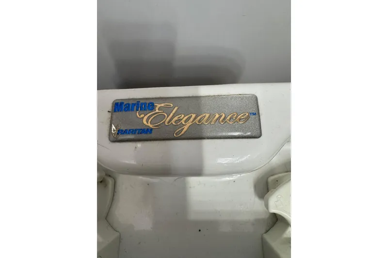 Slide: The Image of Engine of 1986 Carver 42 Aft Cabin Motor Yacht, Model 350, in blue. - 114