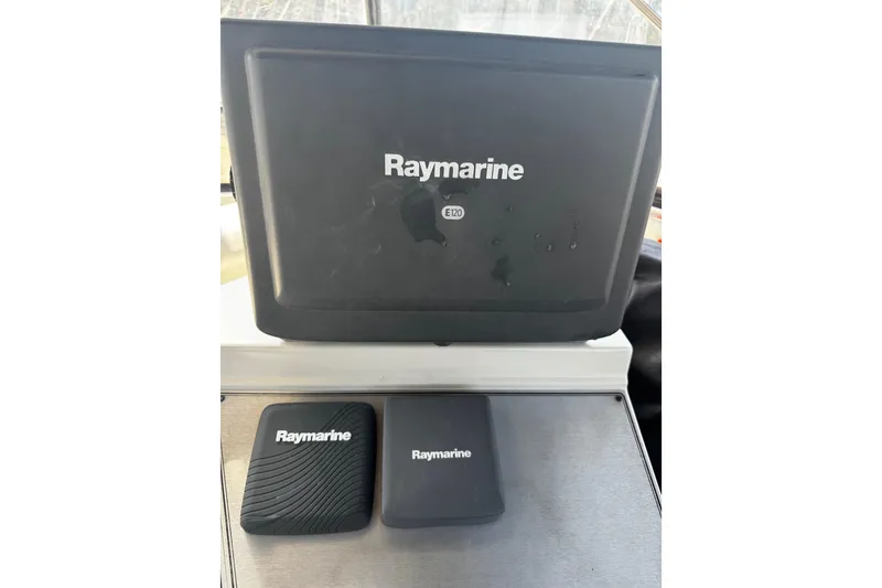 Slide: The Image of Raymarine ST6002 autopilot control on 1986 Carver 42 Aft Cabin Motor Yacht. - 30