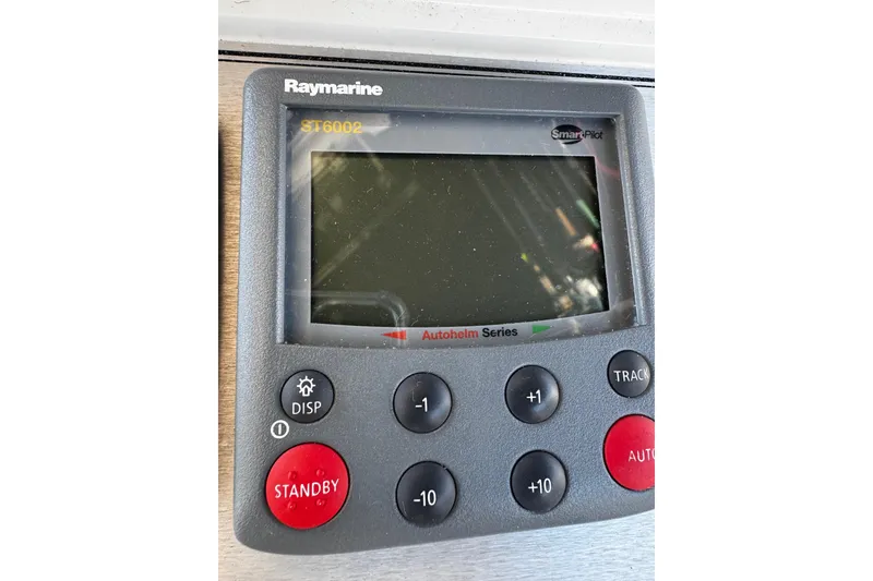 Slide: The Image of Raymarine E120 display on 1986 Carver 42 Aft Cabin Motor Yacht. - 31