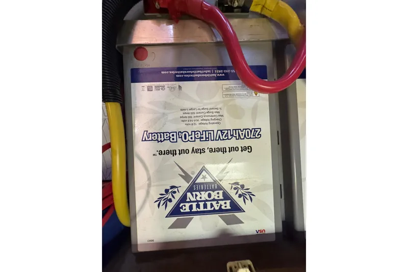 Slide: The Image of Bathroom interior of 1986 Carver 42 Aft Cabin Motor Yacht with shower and sink. - 103