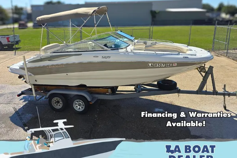 The Image of 2007 Crownline 220 LS boat on trailer with canopy, financing and warranties available. - 0