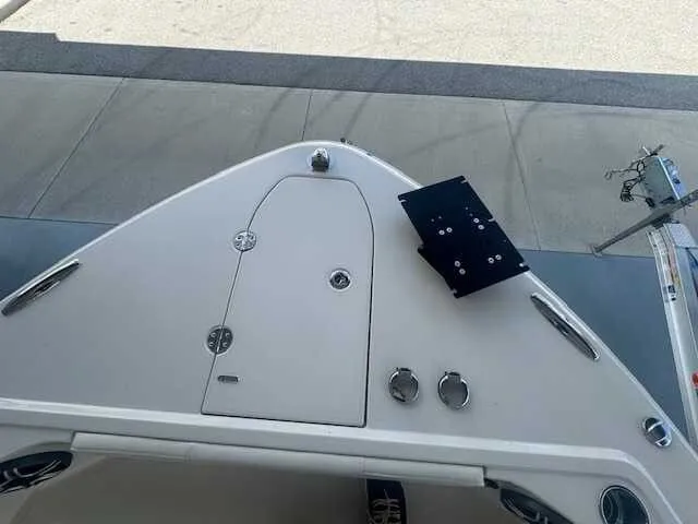 Slide: The Image of Open storage compartment on 2026 Grady-White 281 Coastal Explorer boat. - 26