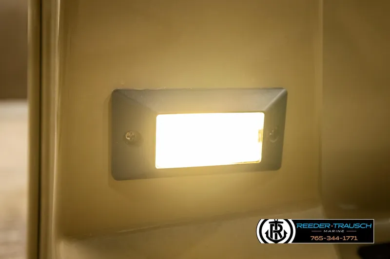 Slide: The Image of LED light on 2022 SunChaser 20 Geneva CRS boat interior. - 40