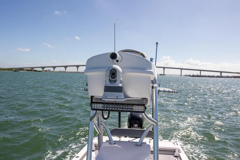 Slide: The Image of Bonefish, Bonefish Skiff, Carolina Skiff, Contender, Yellowfin, SeaVee, Regulator, Bay Boat, Power Pole, Mercury, REV Yacht Sales - 22