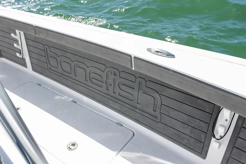 Slide: The Image of Bonefish, Bonefish Skiff, Carolina Skiff, Contender, Yellowfin, SeaVee, Regulator, Bay Boat, Power Pole, Mercury, REV Yacht Sales - 24