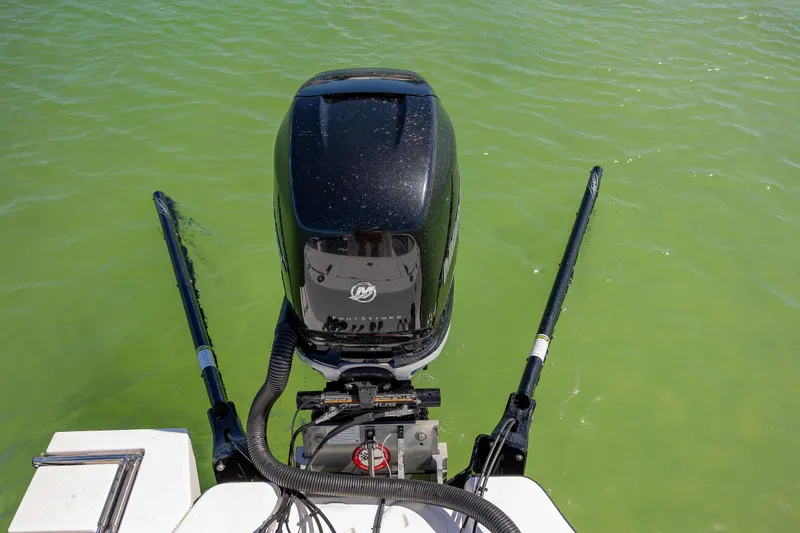 Slide: The Image of Bonefish, Bonefish Skiff, Carolina Skiff, Contender, Yellowfin, SeaVee, Regulator, Bay Boat, Power Pole, Mercury, REV Yacht Sales - 36