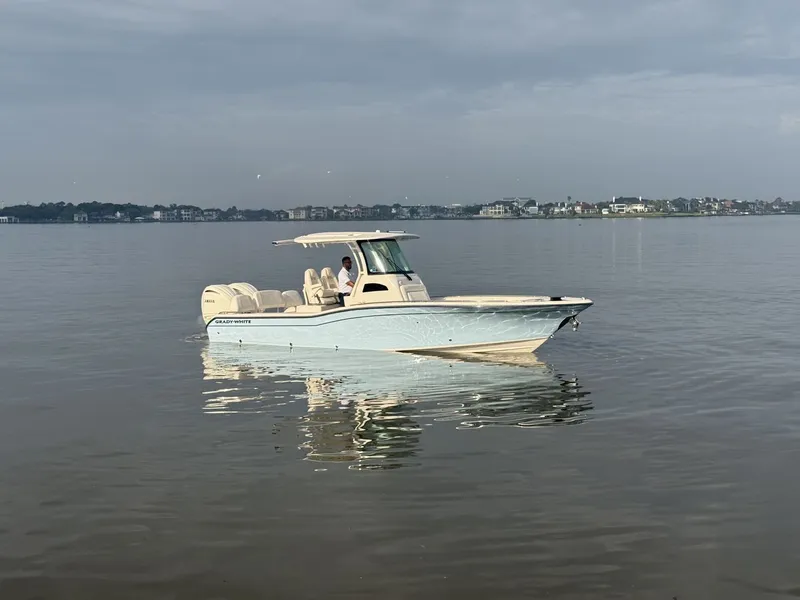 Slide: The Image of 2026 Grady-White 281 Coastal Explorer on calm waters. - 31