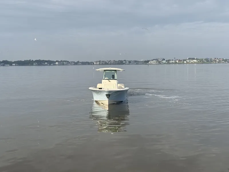 Slide: The Image of Interior of 2026 Grady-White 281 Coastal Explorer on calm waters. - 44