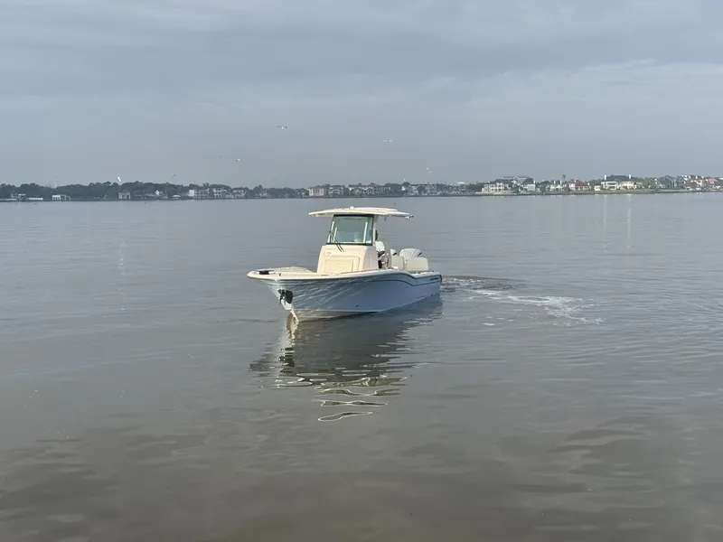Slide: The Image of Dashboard of 2026 Grady-White 281 Coastal Explorer with Yamaha display. - 47