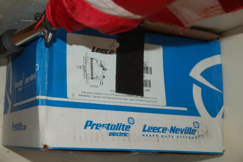 Slide: The Image of Box of Prestolite Leece-Neville heavy duty systems, model Sprague, 2006. - 111