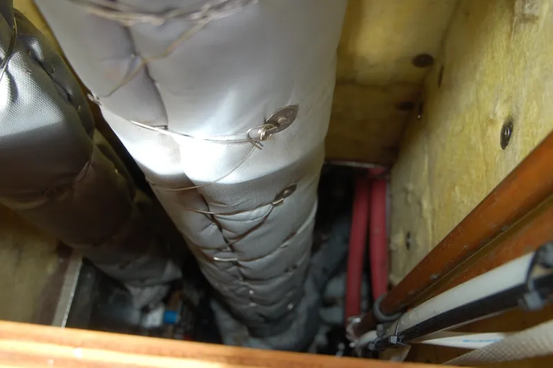 Slide: The Image of Insulated pipes and wiring in a Custom Sprague 2006 model interior. - 93