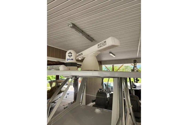 Slide: The Image of 2023 Front Runner 36 cc boat with Garmin xHD2 radar and FLIR system. - 15