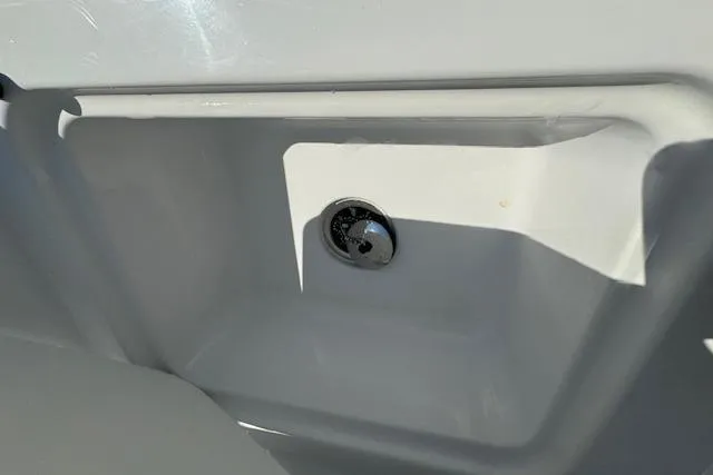 Slide: The Image of 2025 Sportsman Open 282 Center Console boat sink detail. - 30