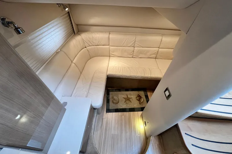 Slide: The Image of Interior of 2011 Formula 37 Performance Cruiser with beige leather seating. - 30