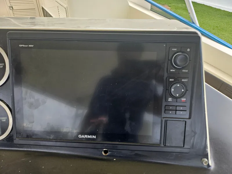 Slide: The Image of Garmin GPS display on 1991 Donzi 65 Sportfisherman boat. - 5