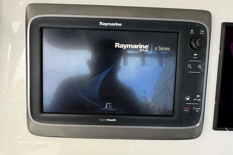 Slide: The Image of Raymarine e Series display on 2008 Century 2901 Center Console boat. - 27