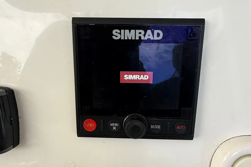 Slide: The Image of Simrad display on 2008 Century 2901 Center Console boat dashboard. - 29