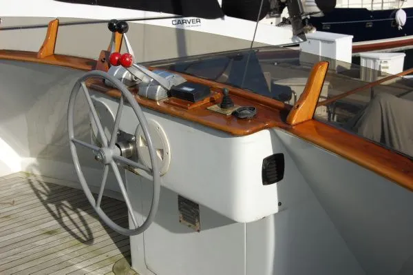 Slide: The Image of Outside steering station with bow thruster controls - 74