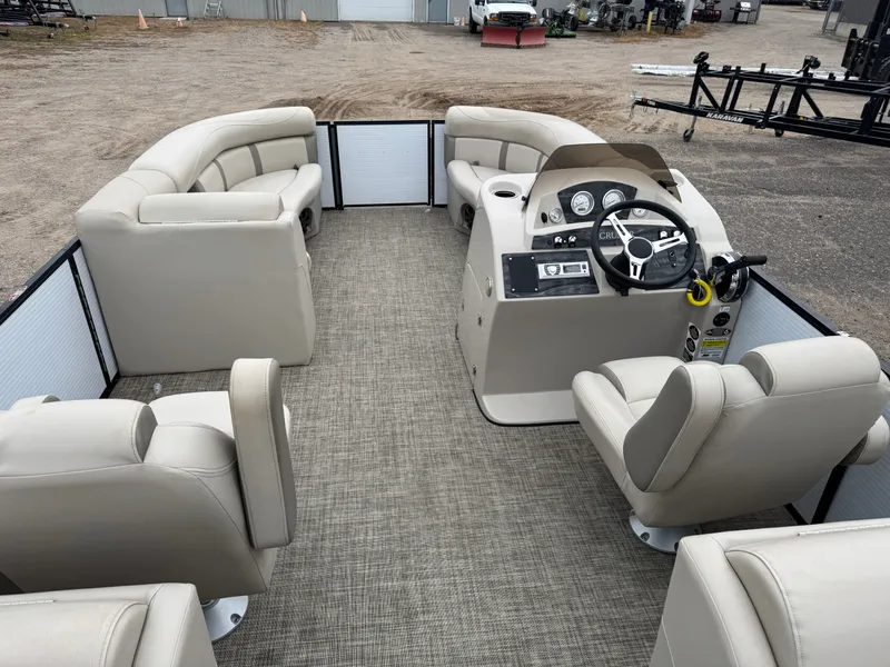 Slide: The Image of Harris Cruiser 220 Tritoon Pontoon 2018 - 6