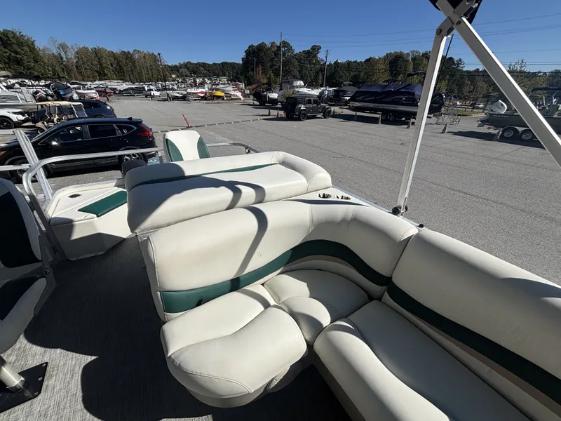 Slide: The Image of Sun Tracker Fishin'' Barge 21 w/Mercury Big Foot - 40HP - 4-Stroke Engine w/Trailer Included 2007 - 13