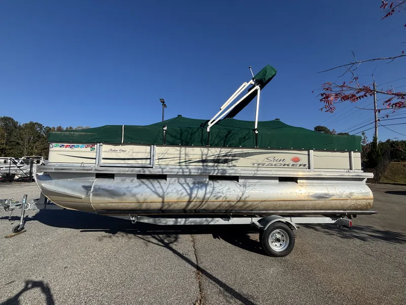 Slide: The Image of Sun Tracker Fishin'' Barge 21 w/Mercury Big Foot - 40HP - 4-Stroke Engine w/Trailer Included 2007 - 21