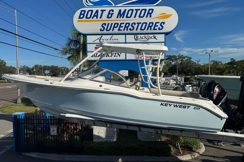 The Image of 2026 Key West 239 DFS boat displayed at Boat & Motor Superstores. - 0