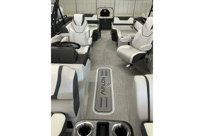 Slide: The Image of 2026 Avalon Catalina Quad Lounge Shift interior with luxurious seating and modern design. - 6
